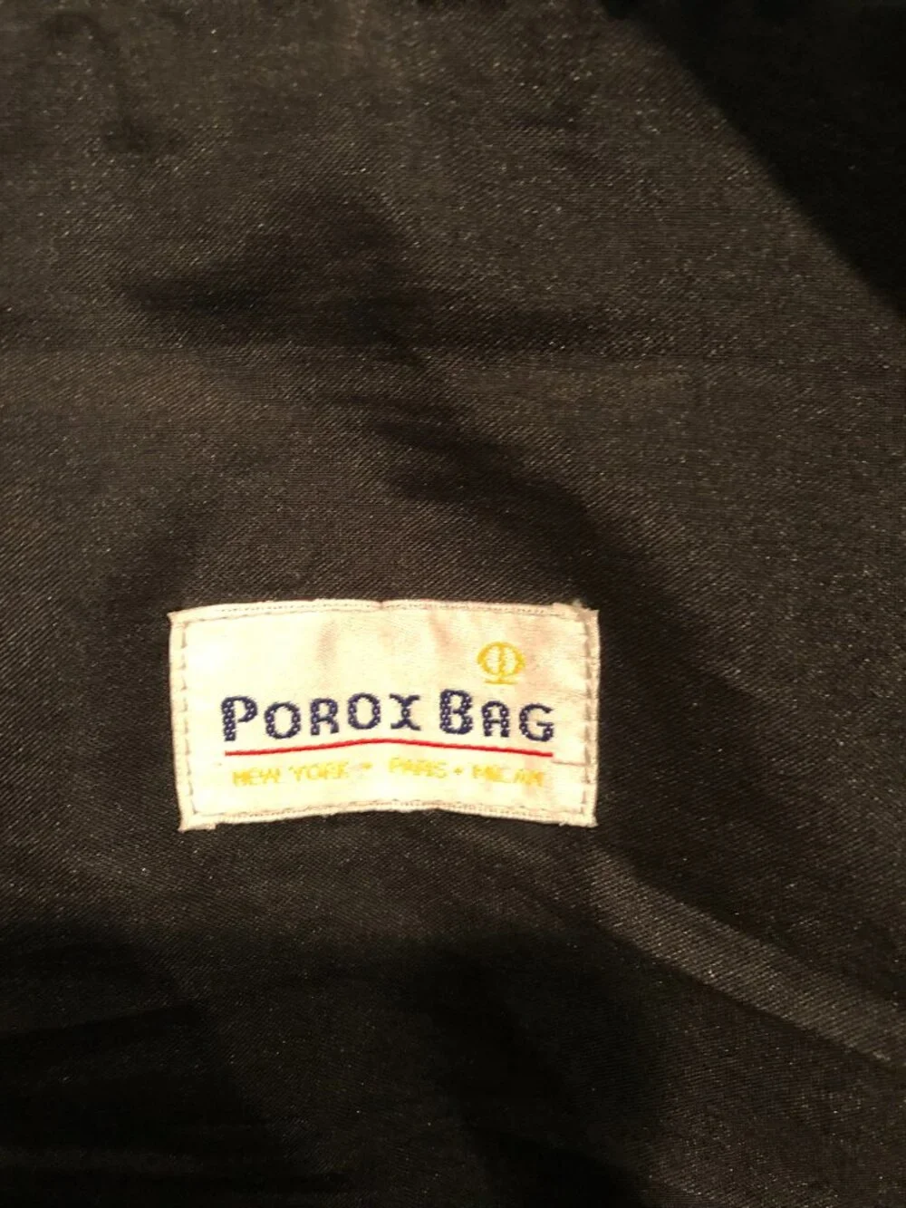Porox Black Faux Leather Weekend Duffle Luggage Travel Bag #G4